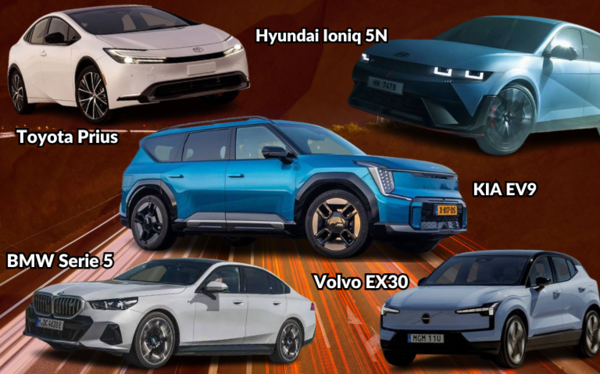 KIA EV9, Toyota Prius y Hyundai Ioniq 5N, los mejores autos de 2024