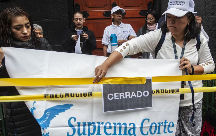 Trabajadores de la Suprema Corte van a paro de labores por reforma judicial