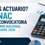 ¿Eres actuario? CONAC abre convocatoria del Premio Nacional de Actuaría 2026