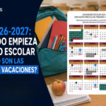 ¿Cuándo empieza el ciclo escolar 2026-2027 y cuándo son las primeras vacaciones?