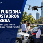 Así funciona AjustaDron de BBVA: drones atienden accidentes en hasta 8 minutos
