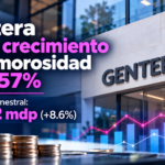 Gentera modera expansión crediticia ante aumento de morosidad a 4.57%